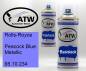 Preview: Rolls-Royce, Peacock Blue Metallic, 95.10.234: 400ml Sprühdose + 400ml Klarlack - Set, von ATW Autoteile West.